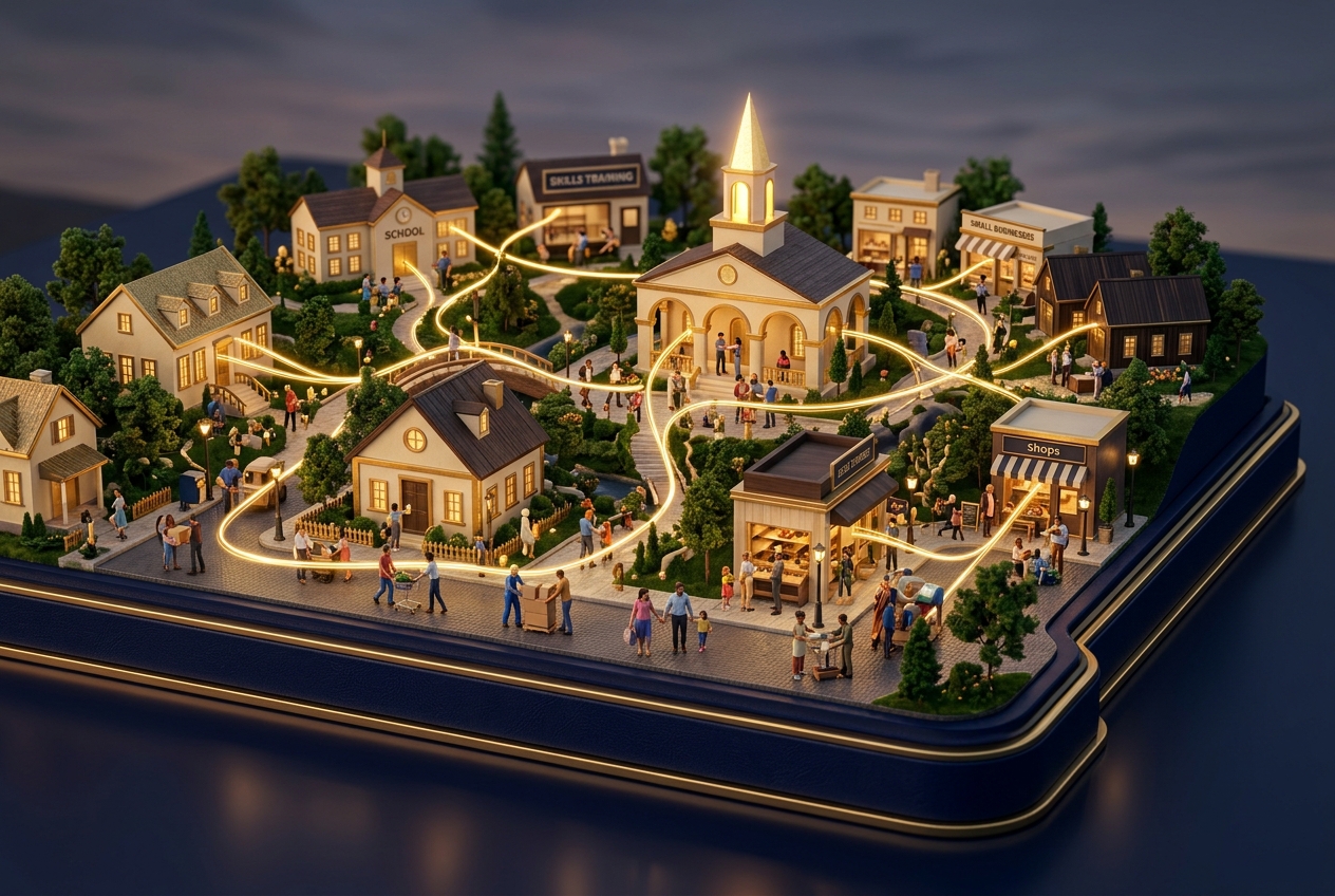 A thriving connected community
